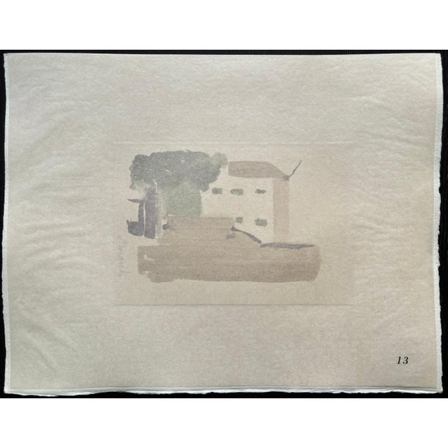 Giorgio Morandi, Landscape, 1973, Lithograph For Sale - Image 4 of 9
