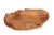 Contemporary Large 22" to 25" D Hand Carved Organic Teak Bowl 6 For Sale - Image 3 of 11