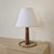 Mid-Century Modern 1950s Wood and Brass Swedish Mid-Century Table Lamp For Sale - Image 3 of 10