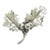 Vintage Italian Handmade Genuine Silver Mistletoe Christmas Decoration From Padua, 1980s Solid 800 Silver Holiday Botanical Miniature Gift For Sale