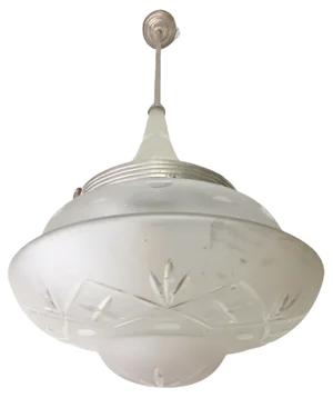 Art Deco Ceiling Lamp, 1890s