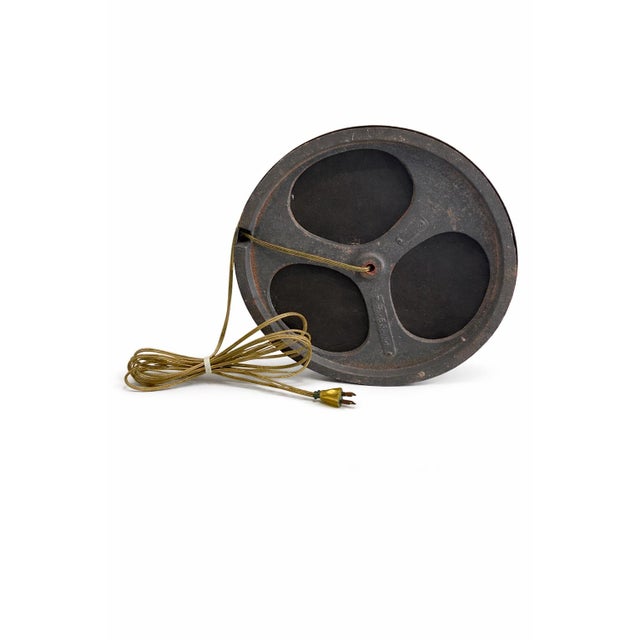 Metal Vintage Rembrandt Lamps Verdigris Green Torchiere Floor Lamp With Original Textured Milk Glass Shade For Sale - Image 7 of 8