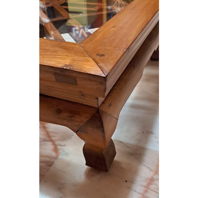 Chinese Tea Table, 1980s For Sale - Image 3 of 5