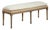 Milton Linen Stylish Bench by Furniture Classics For Sale