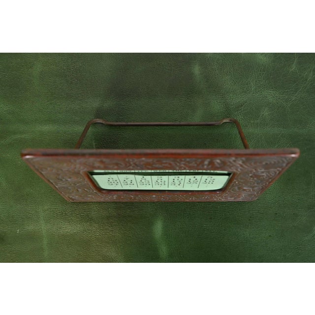 Tiffany Studios New York Zodiac Bronze Desk Calendar Holder or Picture Frame For Sale In South Bend - Image 6 of 12