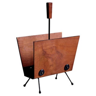 Danish Teak Magazine Stand, Denmark, 1960s For Sale