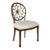 Hepplewhite Side Chair, Bordeaux Finish For Sale