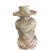 Monumental Vintage Terracotta Candlesticks Raised Rose Relief 15 Inch Pair For Sale - Image 13 of 15