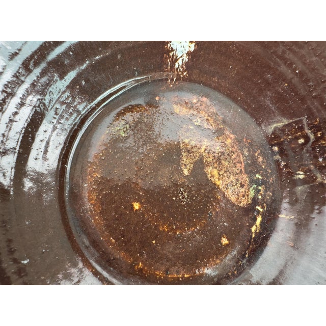 Accolay Ceramic Basket With Twisted Handle, France, Mid 20th Century For Sale - Image 13 of 15