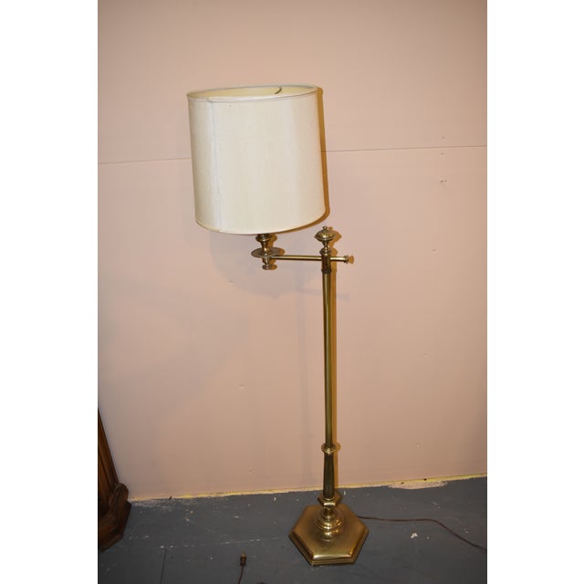 MidCentury Stiffel Stationary Swing Arm Floor Lamp Chairish