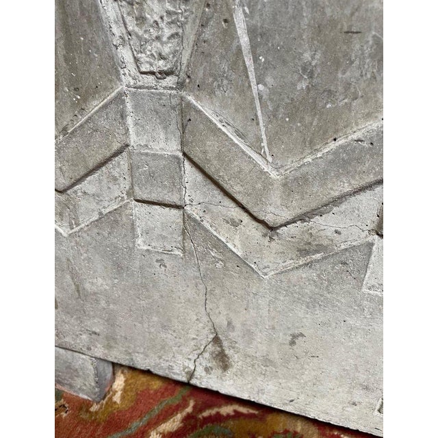 Large Art Deco Cement Pot Cache For Sale - Image 5 of 8