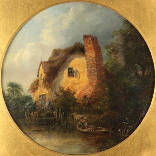 Robert Burrows, Farmhouse, Oil Painting, Framed For Sale - Image 3 of 13