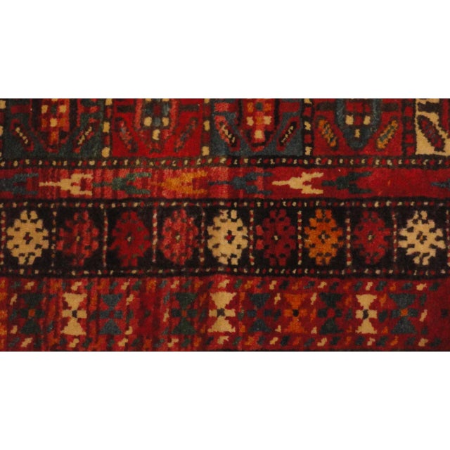 1950s Vintage Signed Bakhtiar Rug - 6′4″ × 15′3″ For Sale In New York - Image 6 of 10