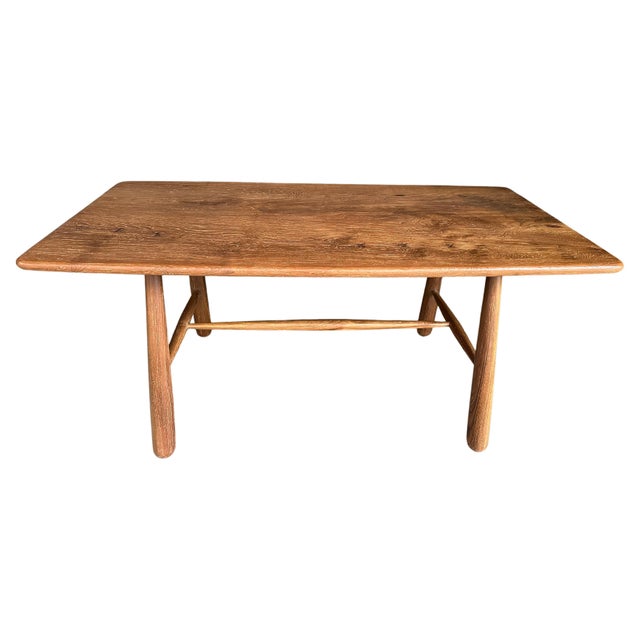 Wood Midcentury Couture Teak Wood Dining Table or Desk For Sale - Image 7 of 18