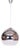 Mid-Century Chandelier in Chromed Steel and Opaline Glass, Germany, 1970s For Sale