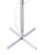 Metal Adjustable Heigh Chrome Floor Lamp, Switzerland For Sale - Image 7 of 8