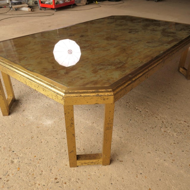 Mottled Mirrored Coffee Table, 1970s For Sale - Image 18 of 18