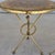 Italian Gold Gilt Folding Mosaic Side Drink Tables 1960s Pair For Sale - Image 9 of 16