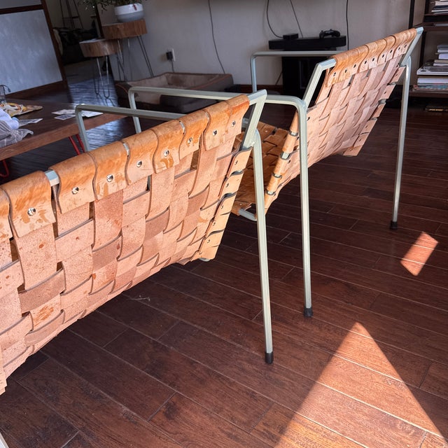 2 Eric Trine Rod + Weave Chairs Mid-Century Modern For Sale - Image 4 of 4