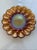 Indiana Glass Company Vintage Indiana Glass Iridescent Gold Carnival Deviled Egg Platter or Relish Plate For Sale - Image 4 of 12