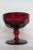 Mid 20th Century Paden City Glass Ruby Red Georgian Pattern Honeycomb Sherbet Set of Nine For Sale - Image 5 of 12