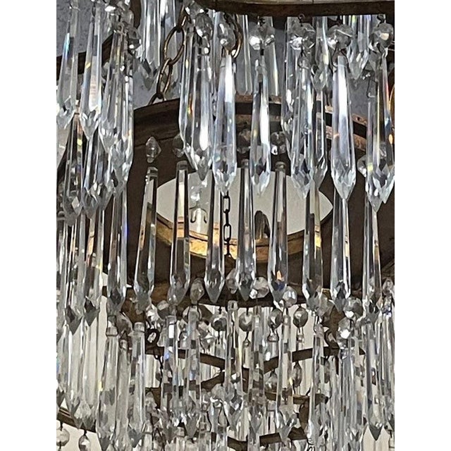 Neo-Classical Glass and Bronze Cascade Chandelier in the style of K.F. Schinkel, 1890s For Sale - Image 18 of 18