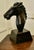 Wood Large Carved Wooden Horse Head, 1950 For Sale - Image 7 of 8