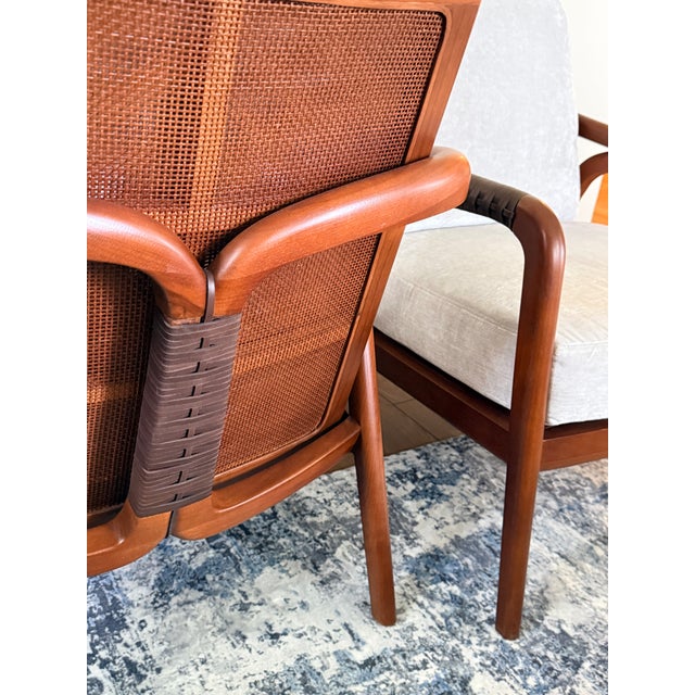 Pair McGuire Knot Lounge Chairs For Sale - Image 11 of 13