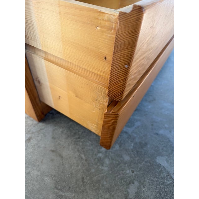 Pine Bedside Table from Maison Regain, 1970s For Sale - Image 13 of 18