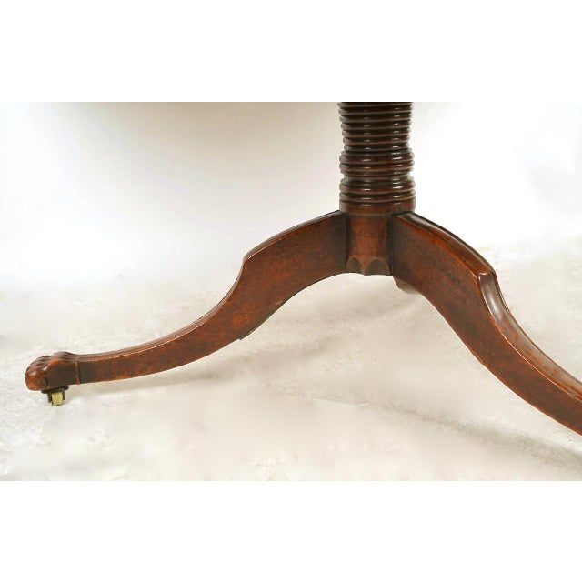 Wood Regency Mahogany Tilt Top Breakfast Table, C. 1800-1820 For Sale - Image 7 of 8