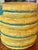 Vintage Italian Majolica Trompe L’Oeil Lemon Yellow Garden Seat Stool For Sale - Image 10 of 17