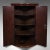 Traditional 1780's Antique Bow Front Corner Cabinet For Sale - Image 3 of 9