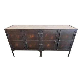 Restoration Hardware Industrial Tool Chest Sideboard For Sale