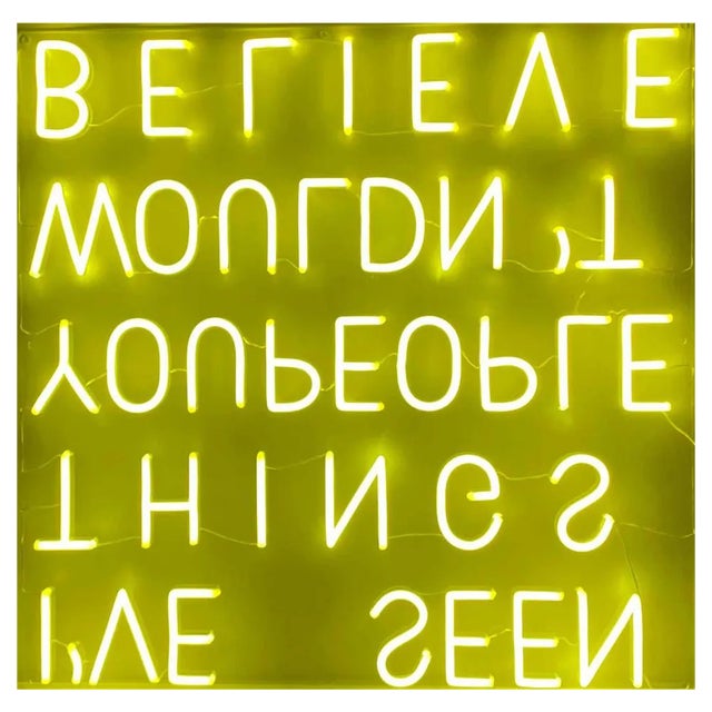 FAITH, neon artwork by BATIK 2022 For Sale