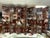 Wood 12 Panel 240 Inches Wide 1970s Asian Wooden Room Divider For Sale - Image 7 of 9