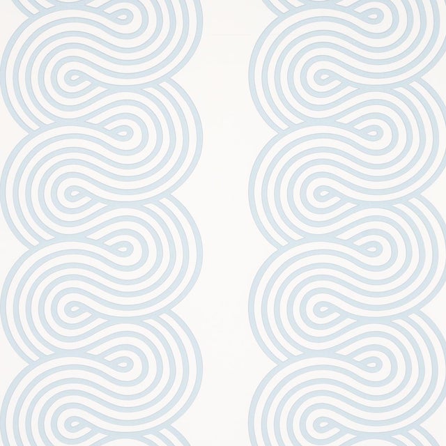 Sample - Schumacher Giraldi Wallpaper in Sky For Sale