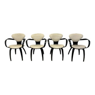 Norman Cherner Pretzel Chairs for Plycraft - Set of Four For Sale