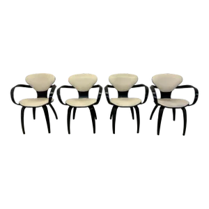 Norman Cherner Pretzel Chairs for Plycraft - Set of Four