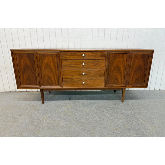 Mid-Century Modern Mid-Century Modern Drexel Declaration Walnut Sideboard For Sale - Image 3 of 8