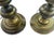 Mid Century Modern Brass Tone Stacked Cylinder Table Lamp- A Pair For Sale - Image 9 of 12