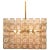 Italian 1970s Sciolari Gold and Crystal Disk Geometric Cube Chandelier For Sale - Image 10 of 10