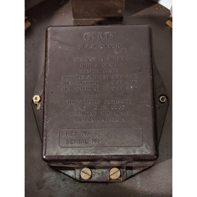 24 Hour Dial Clock from Gent of Leicester, England, 1960s For Sale - Image 6 of 11