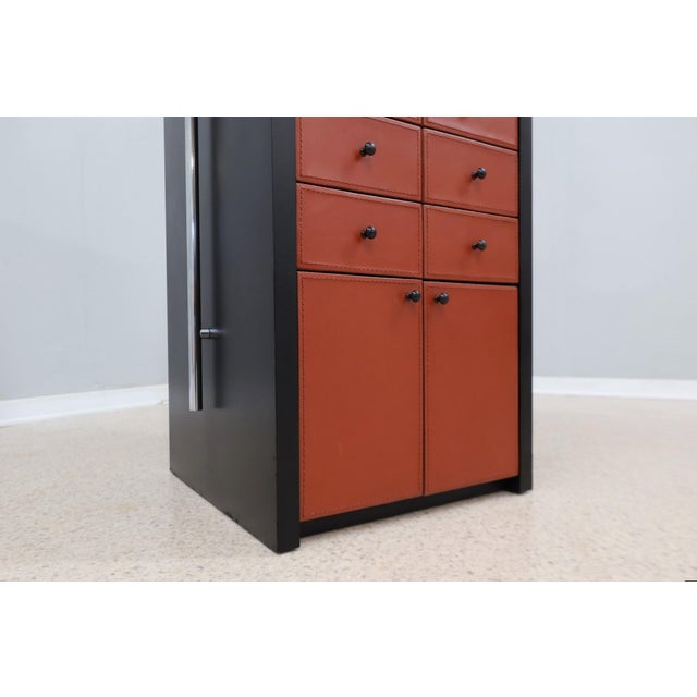 Vintage Roller Shutter Cabinet by Giorgetti, 1988 For Sale - Image 11 of 16