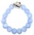 Tiffany and Co. Tiffany & Co. Etoile Color Gems 18k Gold & Sterling Chalcedony Beaded Bracelet For Sale - Image 4 of 9