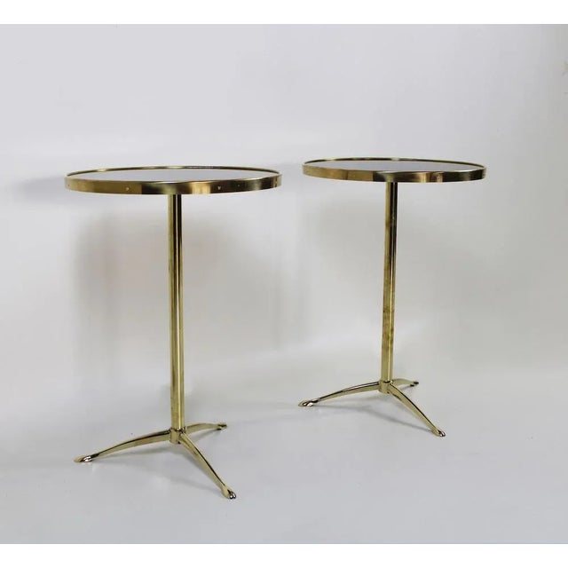 Vintage Table with Brass Structure For Sale - Image 6 of 8