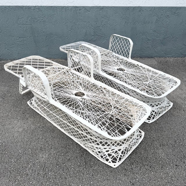 Mid-Century Modern Mid Century Modern Spun Fiberglass Chaise Lounges - A Pair For Sale - Image 3 of 7