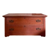 Late 1800s Painted Blanket Chest With Drawers For Sale