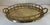 Mid-Century Modern Vintage Oval Brass Faux Bamboo Tray For Sale - Image 3 of 6