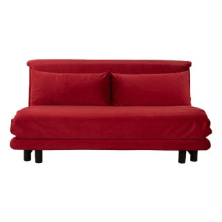 Multy Three-Seater Sofa in Red Fabric from Ligne Roset For Sale