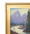 Yosemite Valley fly-fishing oil painting on artist board by listed artist Silvio Silvestri (1948-2018.) Silvestri was a...